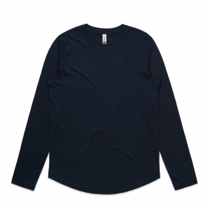 Wo's Curve L/S Tee - 4055