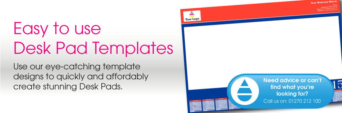 Desk Pad Design Templates | Print Buying Direct