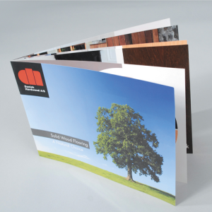 A5 Brochure Liggend: 100gsm Silk