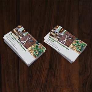350gsm Silk Business Cards - 2 Sets