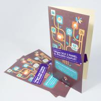 100gsm Silk Folded Leaflets