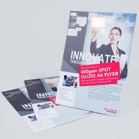 400gsm Spot Gloss Flyers