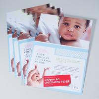 350gsm Uncoated Flyers