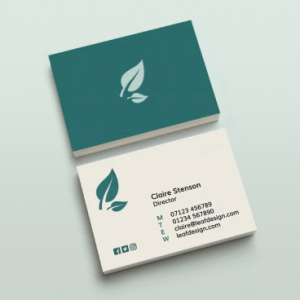 300gsm Recycled Uncoated Business Card