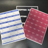 Fluorescent Sticker Sheets