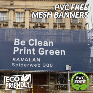 PVC-vrije Eco Mesh-banners