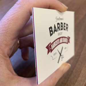 Uncoated Layered Business Cards