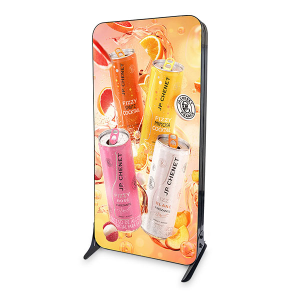 Vrijstaande aluminium textielframes