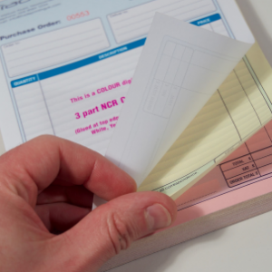 Full Colour 3 Part Carbonless NCR Pads