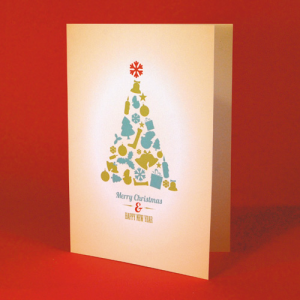 400gsm Silk Christmas Cards
