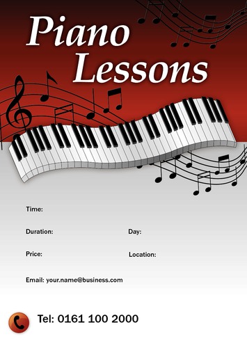 Music Teachers A5 Flyers by Neil Watson