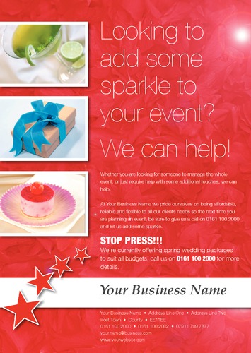 Corporate Event A4 Leaflets by SC Creative