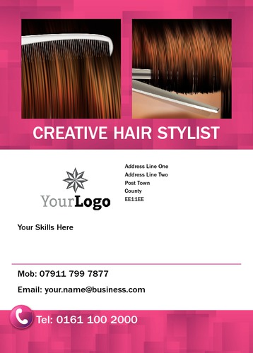 Beauty Salon A6 Flyers by Neil Watson