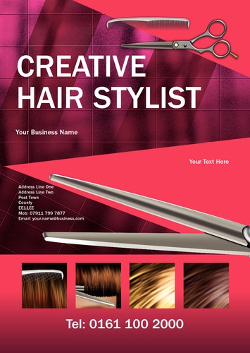 Beauty Salon A5 Flyers by Neil Watson