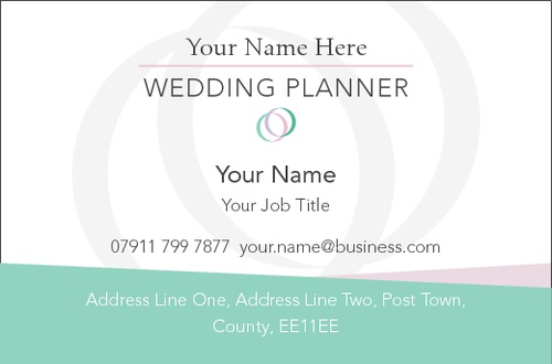 Wedding Planners Business Card  by Kirsty Murray