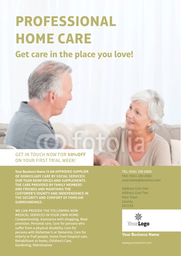 Care Homes A5 Flyers by C V
