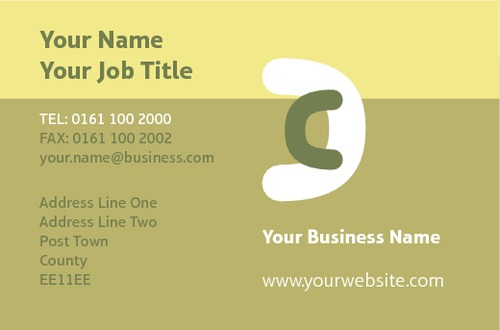 Care Homes Business Card  by C V