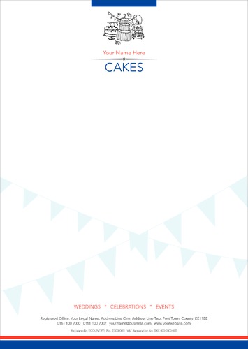 Bakery A4 Stationery by Kirsty Murray