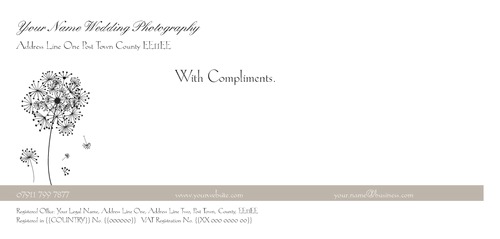 Photographer 1/3rd A4 Stationery by C V