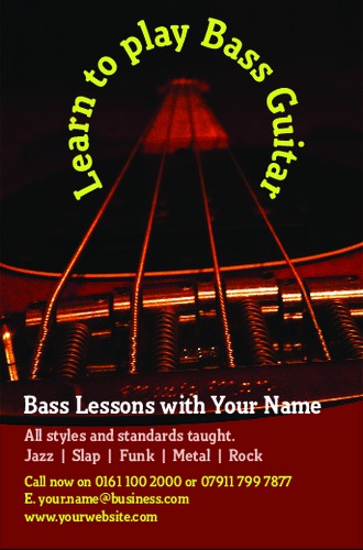 Music Teachers Business Card  by Barnaby Wild