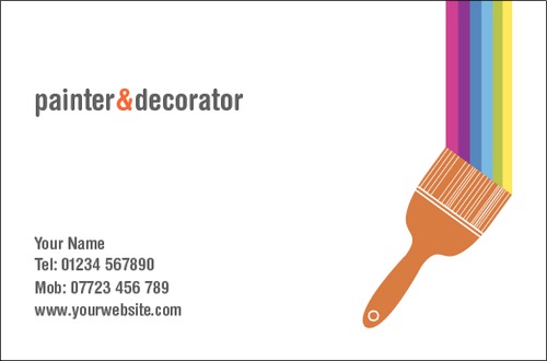 Painter Business Card  by daryl edgecombe