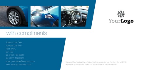 Car Dealers 1/3rd A4 Stationery by SC Creative