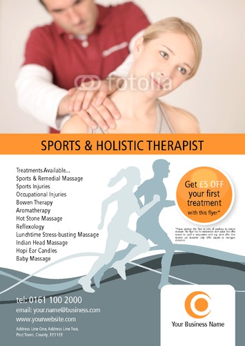 Physiotherapists A6 Flyers by Paul Wongsam