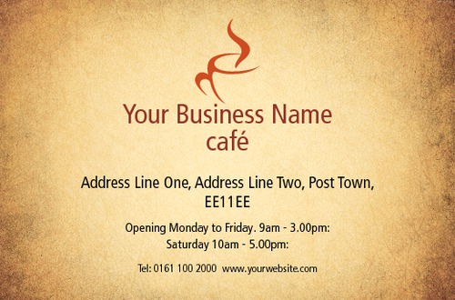 Cafe Business Card  by Paul Wongsam