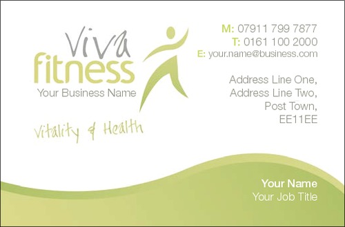 Fitness Business Card  by Printing.com Edinburgh