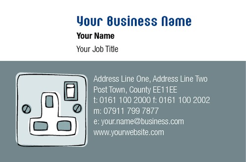 Electrician Business Card  by Ashley Moore