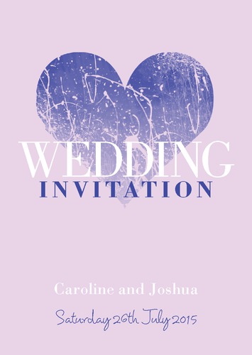  A5 Invitations by Christopher Heath