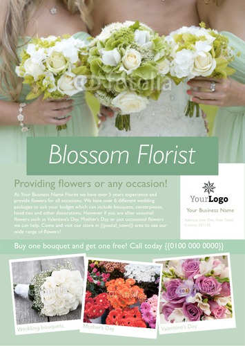 Florist  A5 Flyers by Ro Do