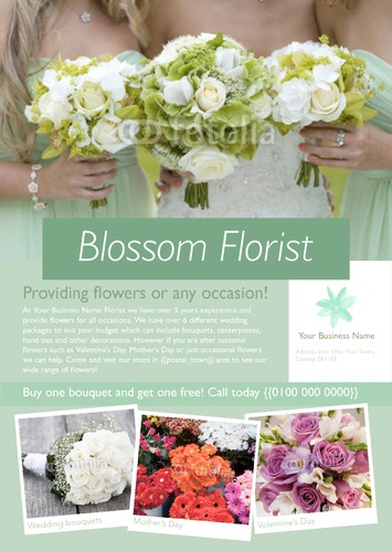 Florist  A4 Flyers by Ro Do