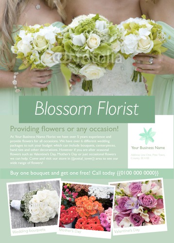 Florist  A6 Flyers by Ro Do