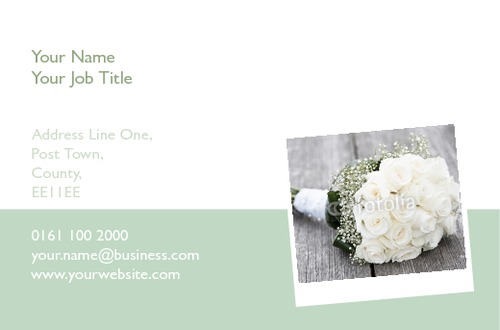 Business Card Florist Shop Green Collection by Ro Do