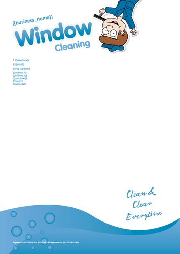 Window Cleaning A4 Stationery by Edward Augusto