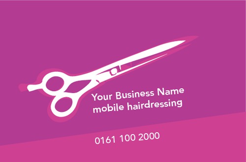 Hair Business Card  by Alan Gunning
