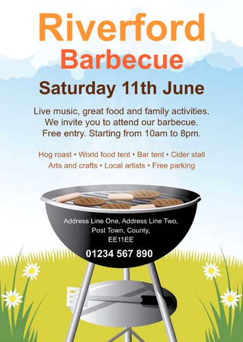 BBQ A4 Posters by Thomas Mascall
