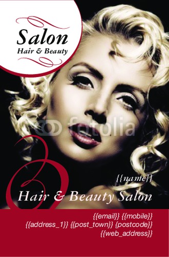 Beauty Salon Business Card  by Aleksandra  Karp