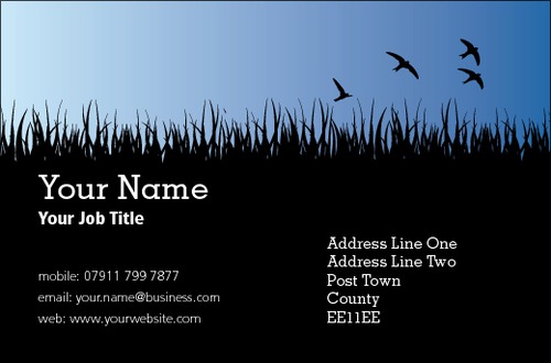 Garden Maintenance Business Card Garden Maintenance Business Card by Mike Dawson
