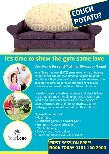 Fitness A4 Leaflets by Paul Wood