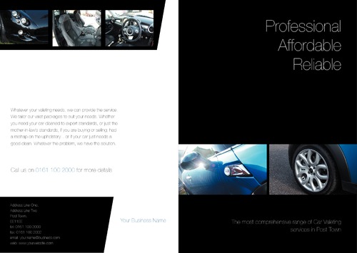 Car Dealers A4 Folded Leaflets by SC Creative