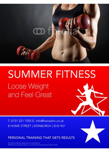 Fitness A5 Flyers by Edward Augusto