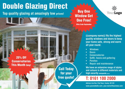 Window Fitters A1 Leaflets by Rebecca Doherty