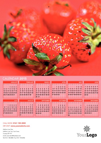  A4 Calendars by TemplateCloud.com