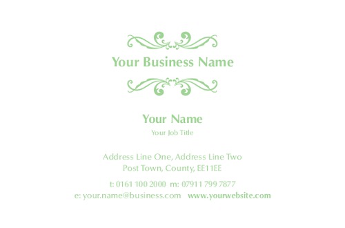 Business Card Decorative Green Collection by Paul Wongsam
