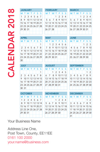 Business Card Pocket Calendars Collection by Nickola O'Connor