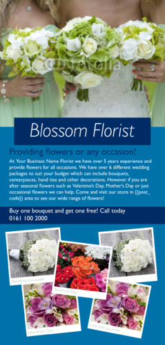 Florist  1/3rd A4 Flyers by Ro Do