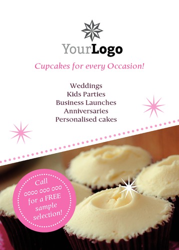 Bakery A6 Flyers by Kirsty Murray