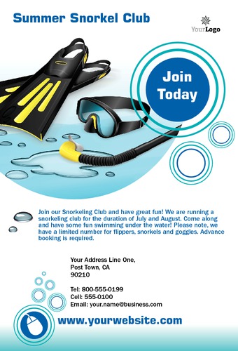 Swimming Pool 4" x 6" Flyers Swimming Pool 4" x 6" Flyers by Neil Watson